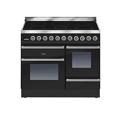 ILVE PTWI100E3 Roma Induction Freestanding Range Cooker Gloss Black